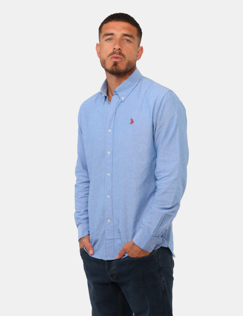Camicia U.S. Polo Assn. Azzurra