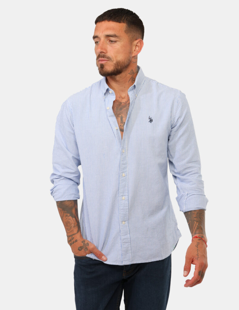 Camicia U.S. Polo Assn. Azzurra