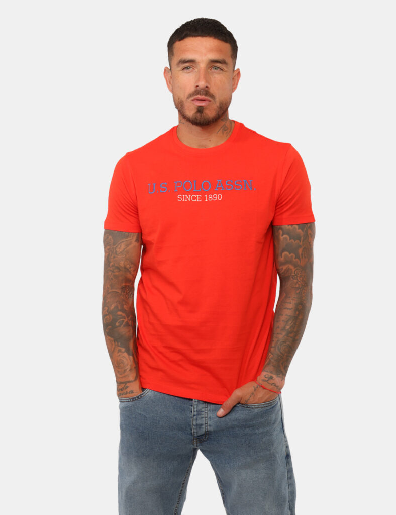 T-shirt U.S. Polo Assn. Rossa
