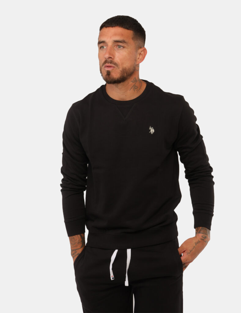 Felpa U.S. Polo Assn. Nera