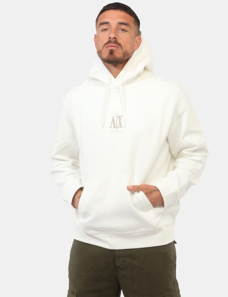 Felpa Armani Exchange Bianca