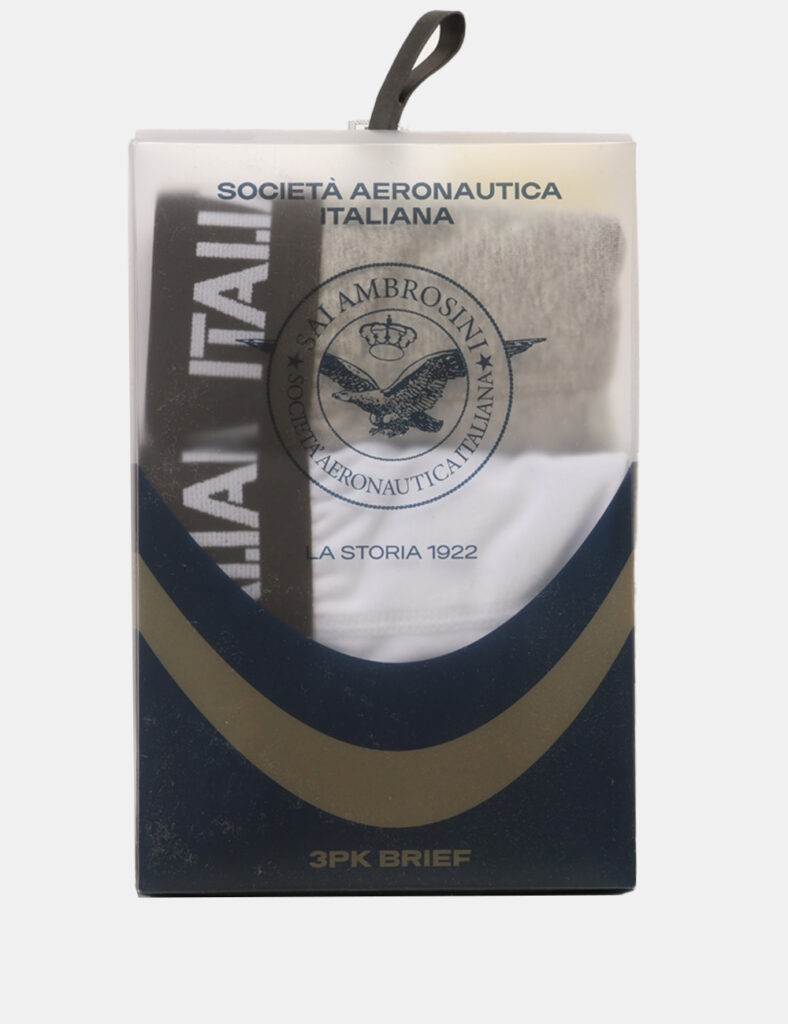abbigliamento uomo Aeronautica Militare scontato - Pack 3 Slip Aeronautica Italiana