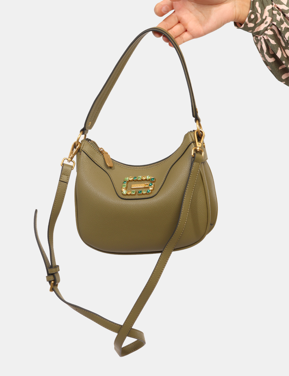 CV6AI-12991-W-CC_VERDE_AI26_6 Borsa Gaudi Verde - Borsa GAUDI Verde da donna La Borsa GAUDI Verde da donna è l'accessorio perfetto per aggiungere un tocco