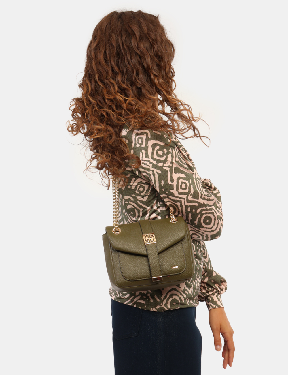CV6AI-13033-W-CC_VERDE_AI26_1 Borsa Gaudi Verde - Borsa GAUDI Verde da donna La Borsa GAUDI Verde da donna è l'accessorio ideale per completare i tuoi out