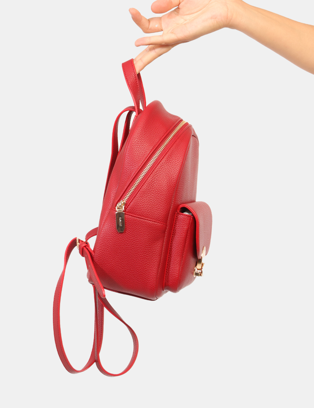 CV6AI-13082-W-CC_ROSSO_AI26_3 Zaino Gaudi Rosso - Zaino GAUDI Rosso da donna Lo Zaino GAUDI Rosso da donna è l'accessorio ideale per chi desidera unire fu