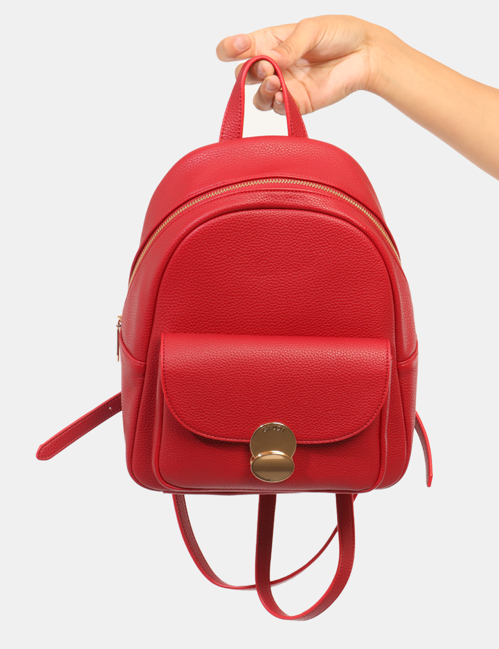 CV6AI-13082-W-CC_ROSSO_AI26_5 Zaino Gaudi Rosso - Zaino GAUDI Rosso da donna Lo Zaino GAUDI Rosso da donna è l'accessorio ideale per chi desidera unire fu