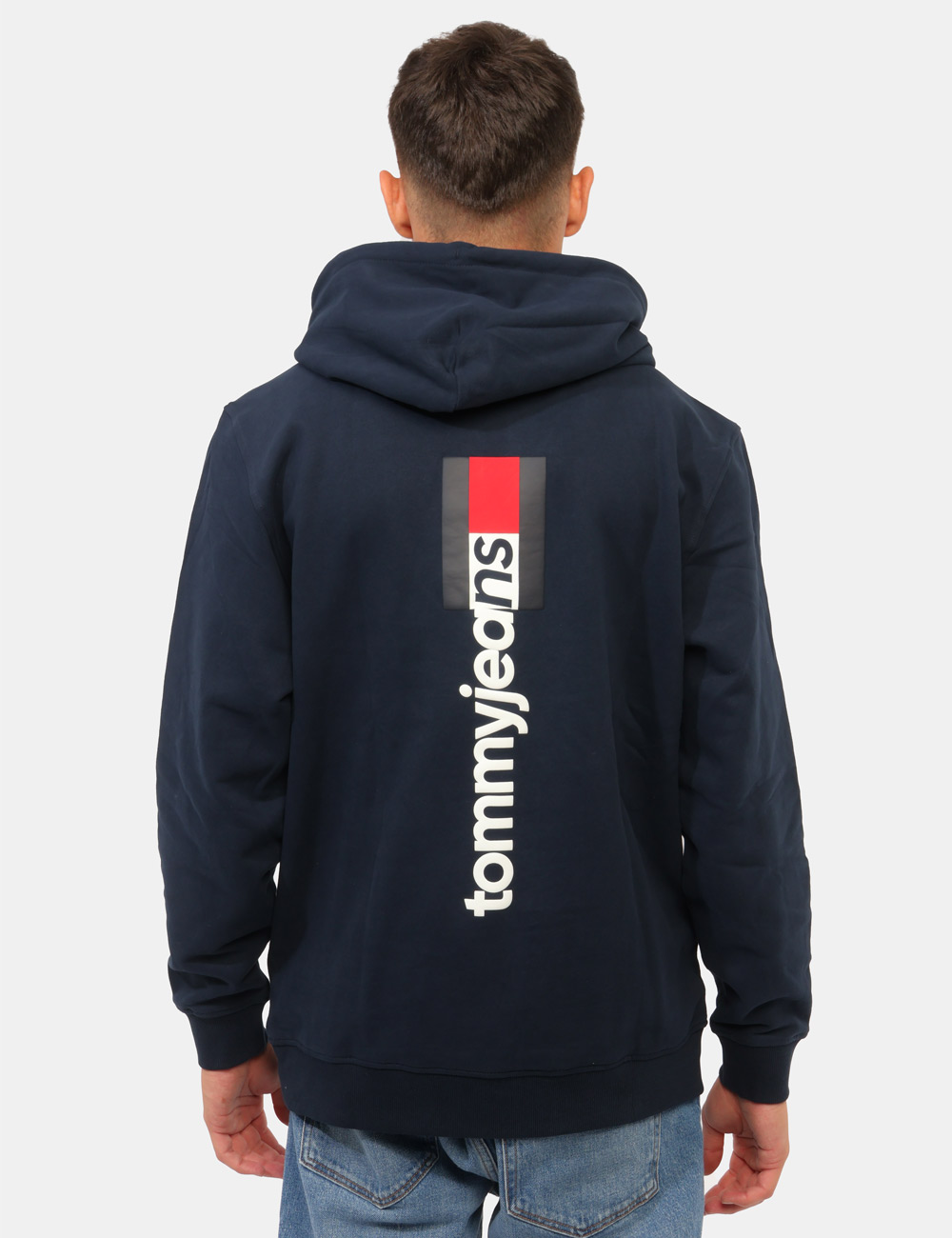 DM0DM23393_C1G_AI26_2 Felpa Tommy Hilfiger Blu - Felpa TOMMY HILFIGER Blu da uomo La Felpa TOMMY HILFIGER Blu è il capo perfetto per chi cerca un
