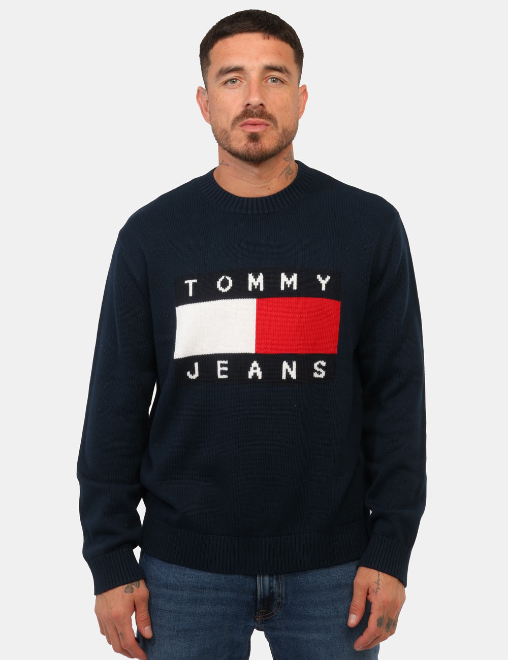 DM0DM23413_C1G_AI26_6 Maglia Tommy Hilfiger Blu - Maglia TOMMY HILFIGER Blu da uomo La Maglia TOMMY HILFIGER Blu è un capo versatile e raffinato,