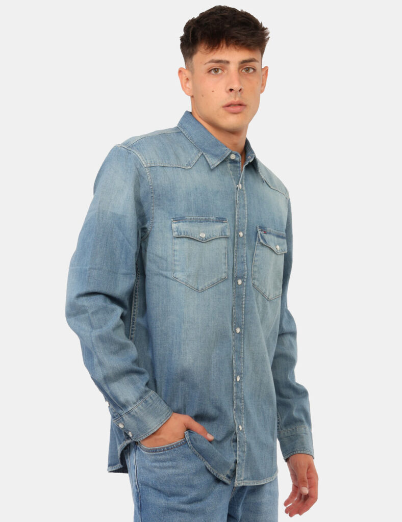 Camicia Tommy Hilfiger Azzurra