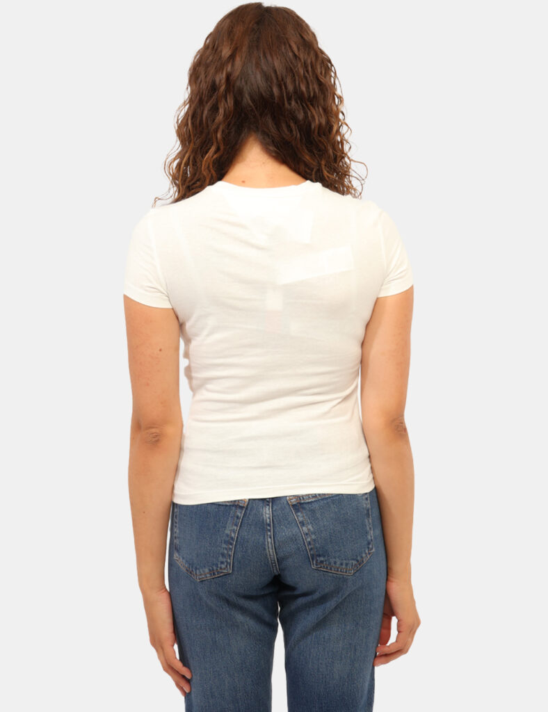 Abbigliamento donna scontato - T-shirt Tommy Hilfiger Bianca