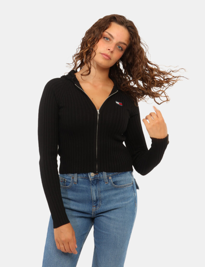 Abbigliamento donna scontato - Maglia Tommy Hilfiger Nera