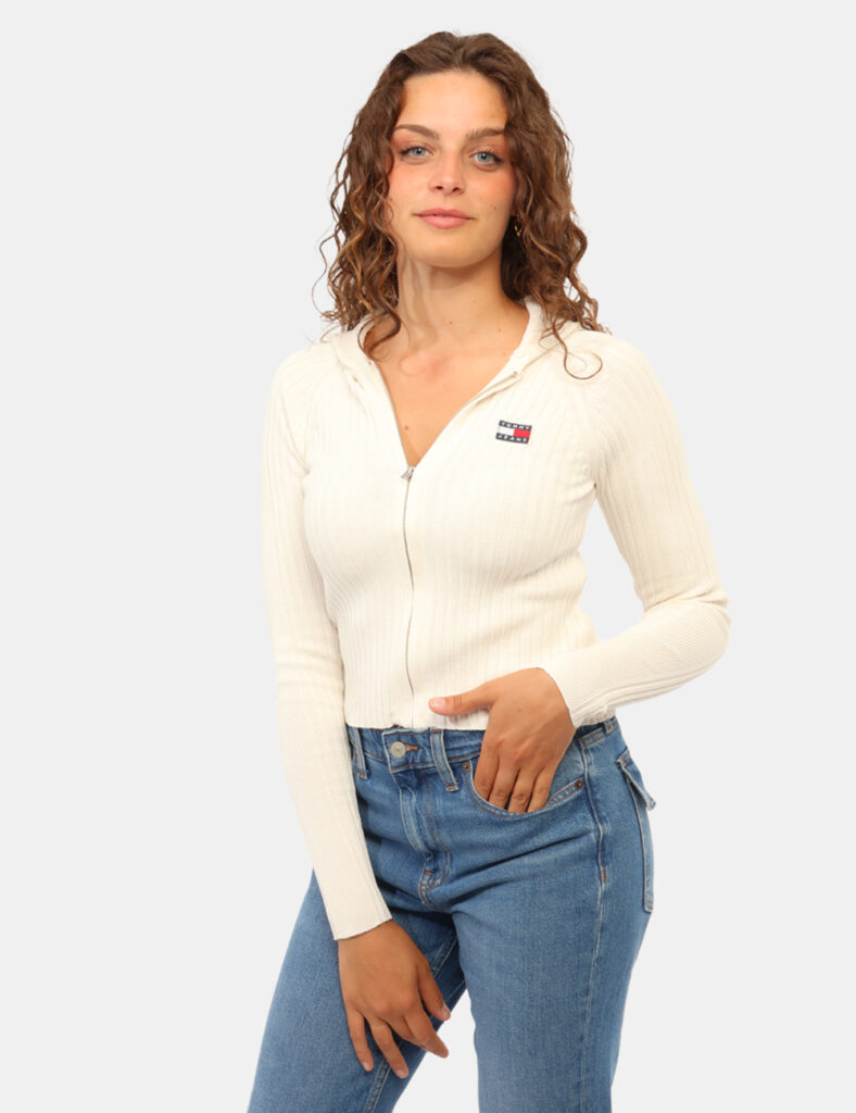 Abbigliamento donna scontato - Maglia Tommy Hilfiger Bianca