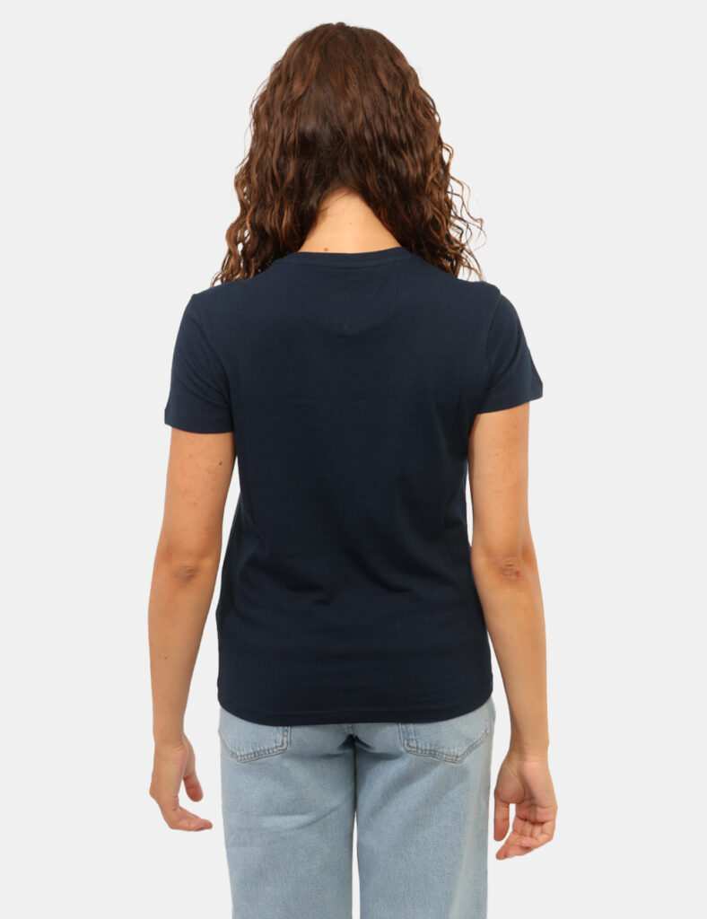 Abbigliamento donna scontato - T-shirt Tommy Hilfiger Blu