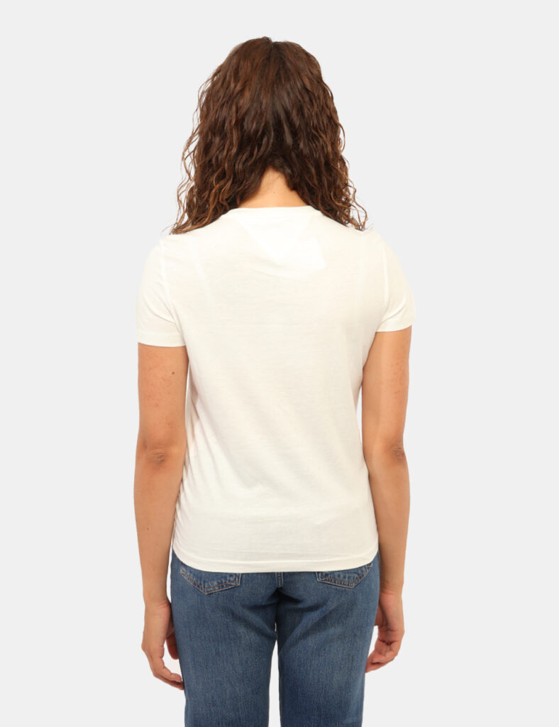Abbigliamento donna scontato - T-shirt Tommy Hilfiger Bianca