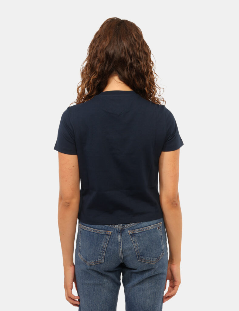 Abbigliamento donna scontato - T-shirt Tommy Hilfiger Blu