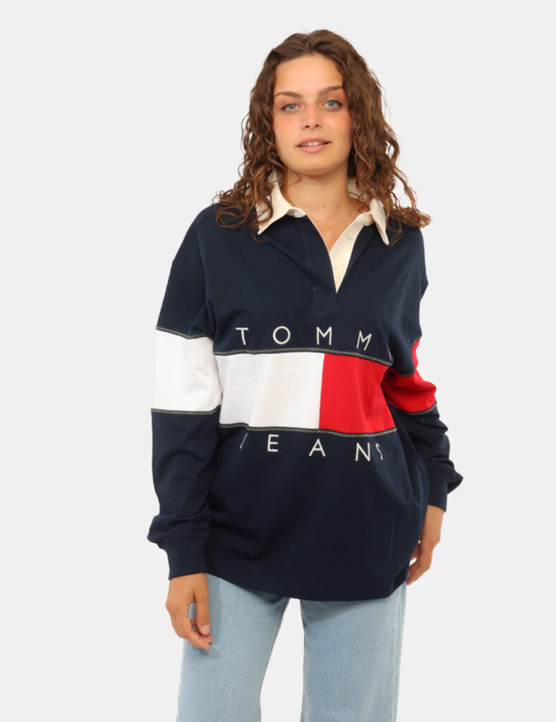 Abbigliamento donna scontato - Polo Tommy Hilfiger Blu