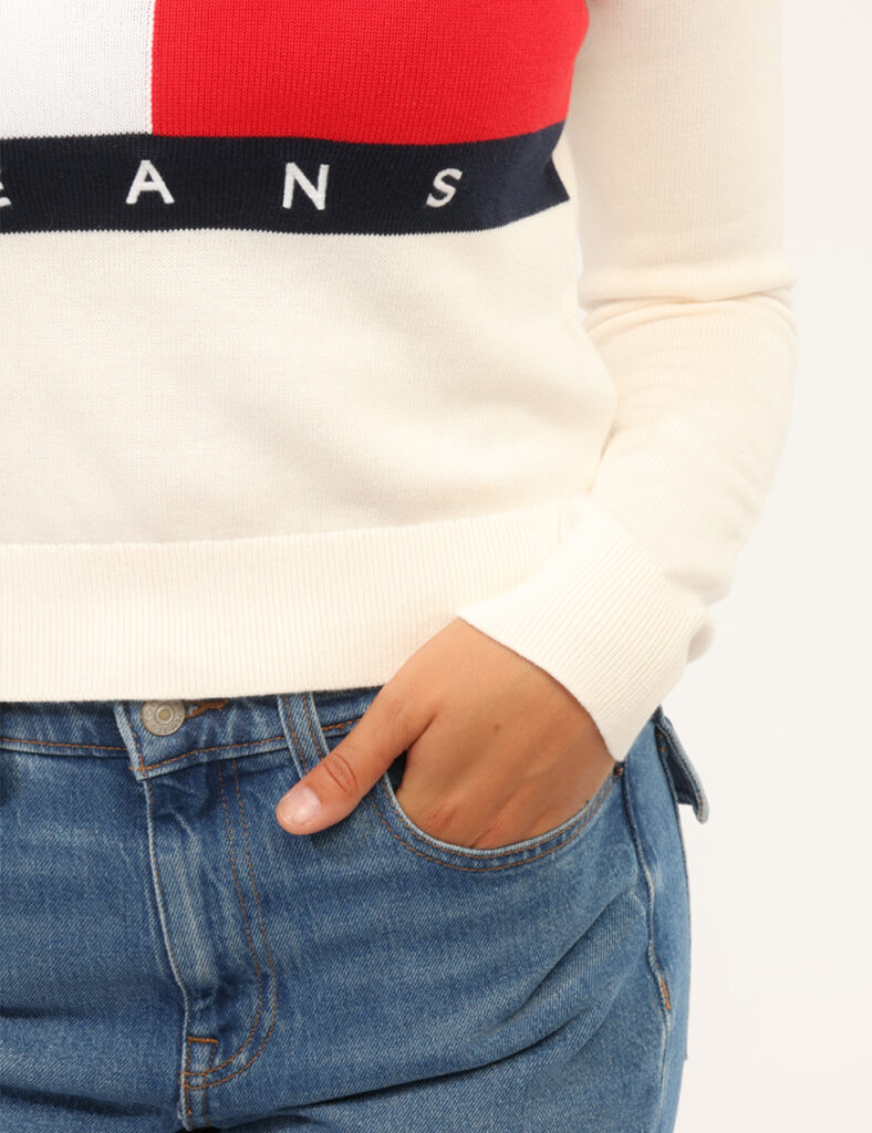 Maglia scontata - Maglia Tommy Hilfiger Bianca