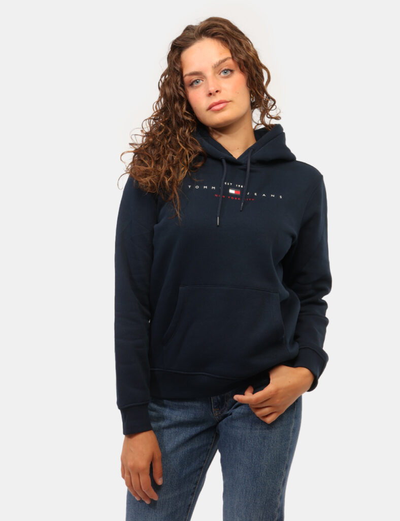Abbigliamento donna scontato - Felpa Tommy Hilfiger Blu