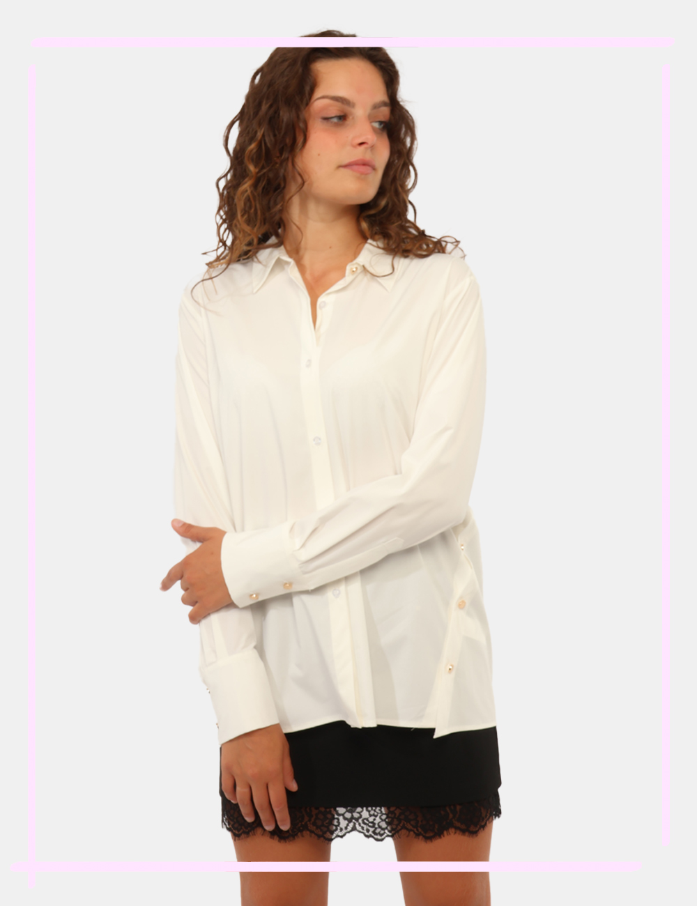 FP26WT6008-W58401-MCC_BIANCO_AI26_1 Camicia Fracomina Bianca tg.S - Camicia FRACOMINA Bianca. Il capo ideale per chi desidera un look raffinato e contemporaneo,