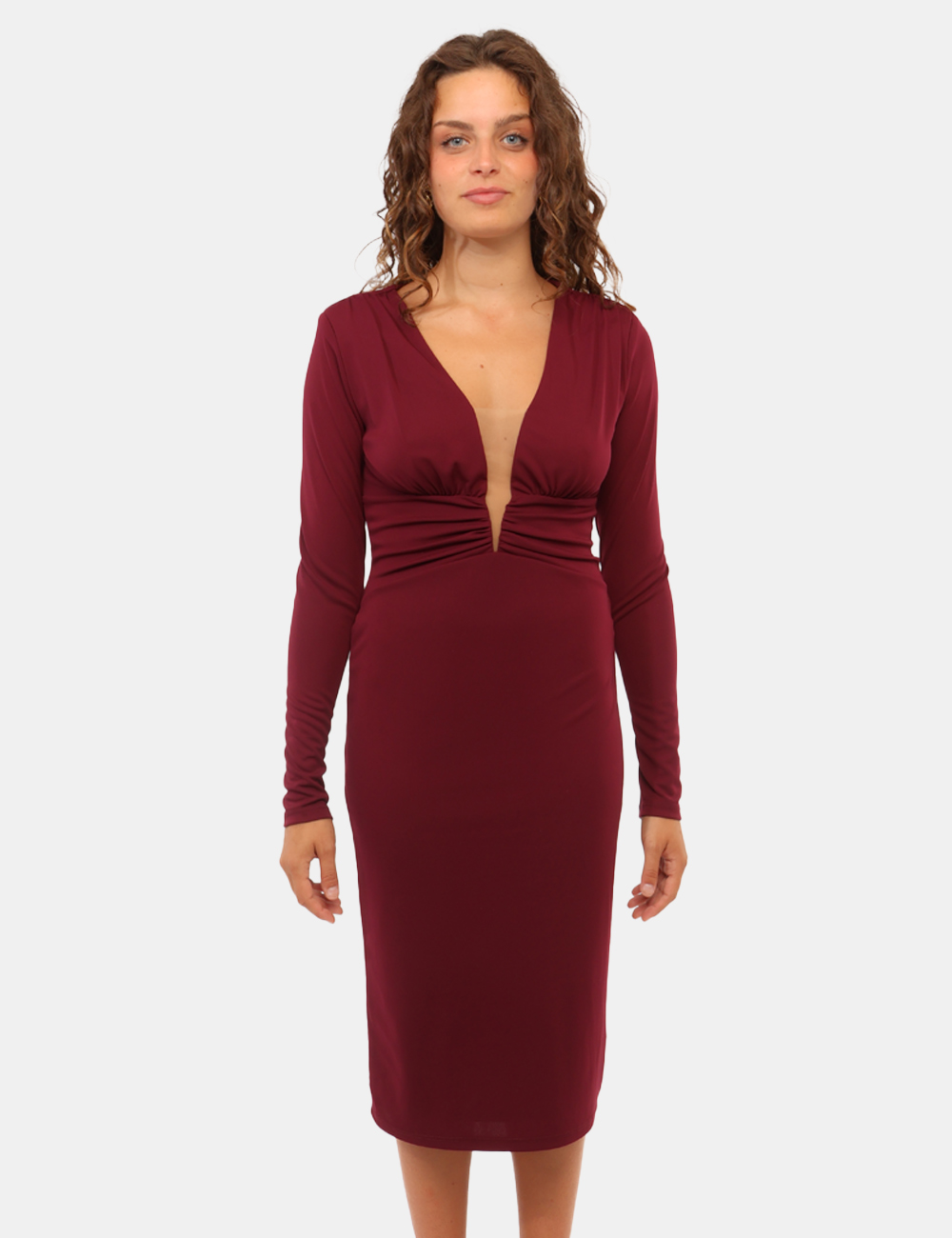 FQ26WD2002-W62601-MCC_BORDEAUX_AI26_8 Vestito Fracomina Bordeaux tg.S - Vestito FRACOMINA Bordeaux Il Vestito FRACOMINA Bordeaux è la scelta perfetta per chi desi