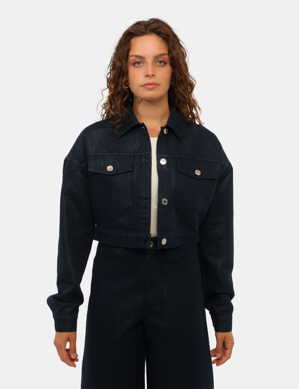 FR26WJ4007-D419Q7-MCC_BLU_AI26_6 Giacca Fracomina Blu tg.S - Giacca FRACOMINA BluLa Giacca FRACOMINA Blu è un capo versatile e moderno, ideale per completare