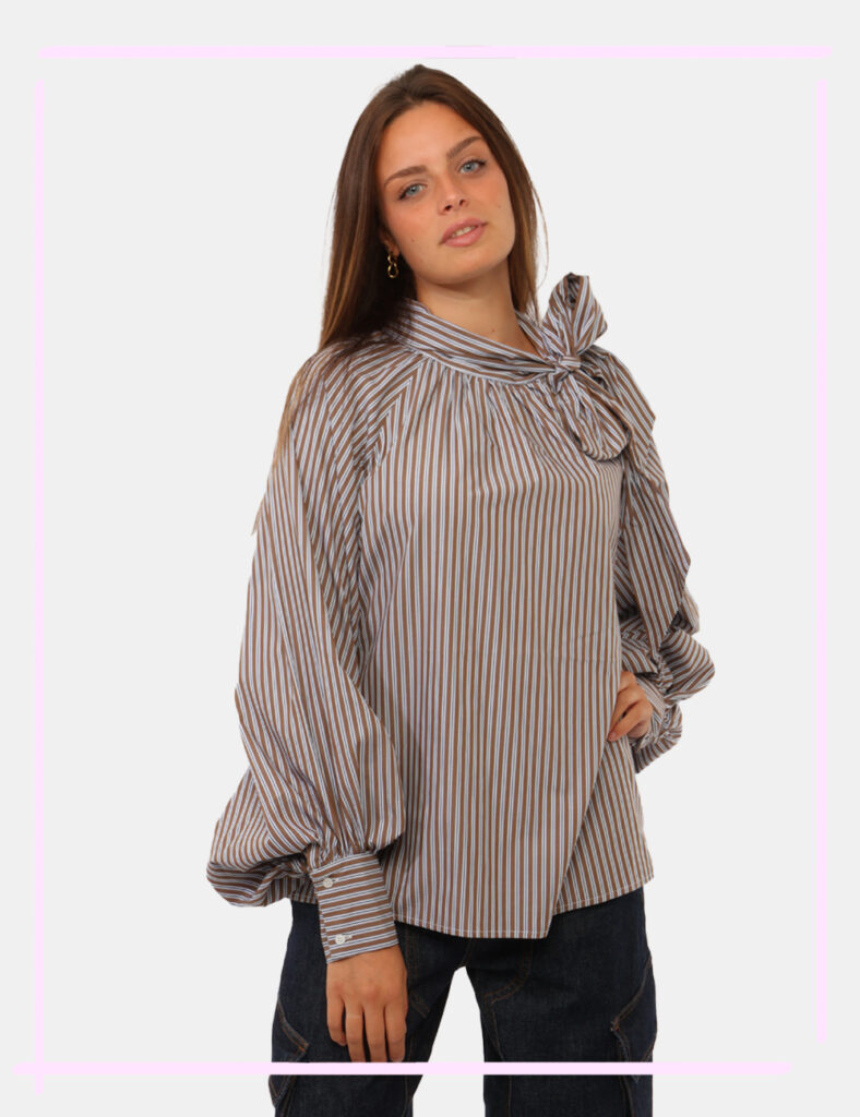 Abbigliamento donna scontato - Camicia Fracomina Marrone tg.S