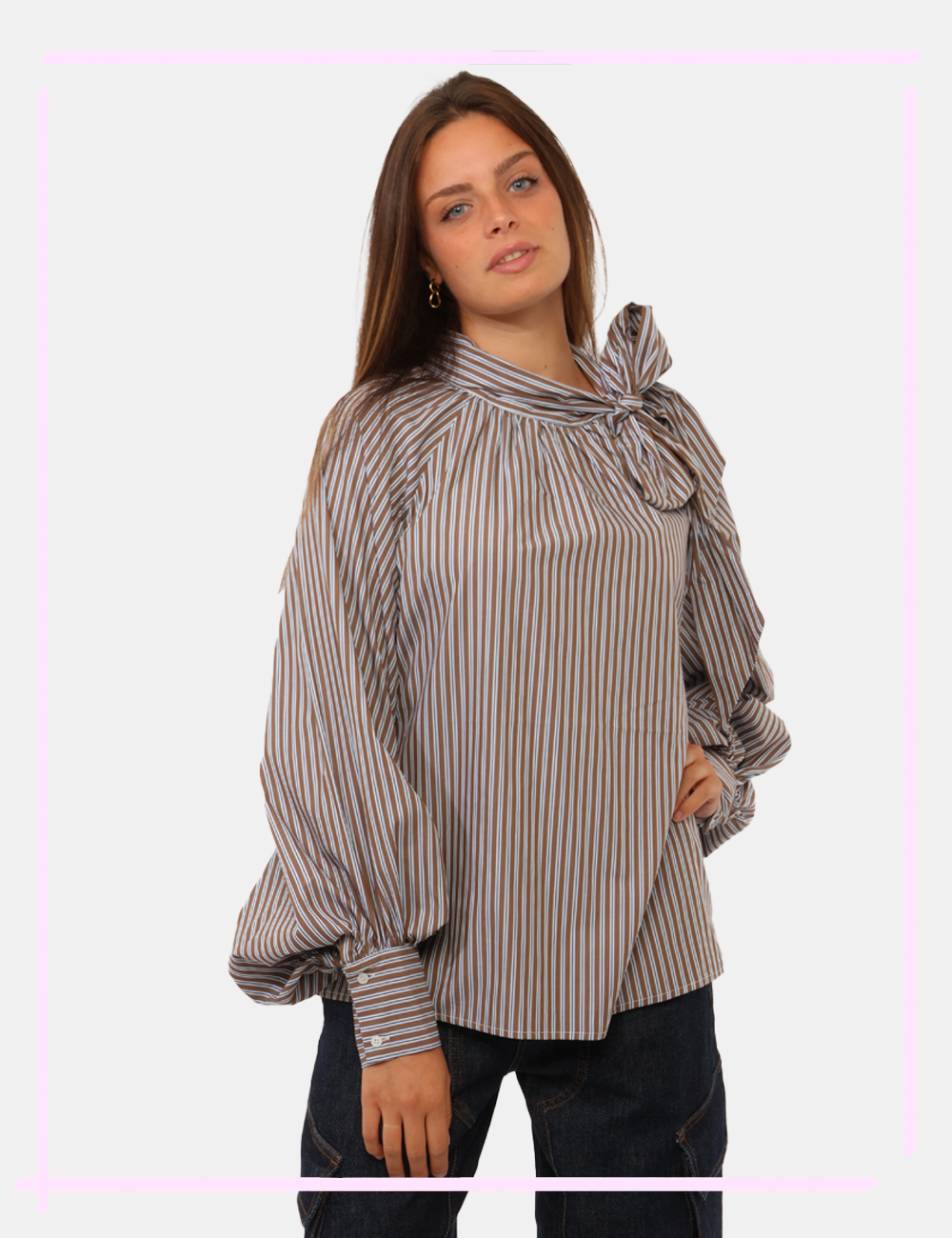 FR26WT1021-W400N8-MCC_MARRONE_AI26_1 Camicia Fracomina Marrone tg.S - Camicia FRACOMINA MarroneLa Camicia FRACOMINA Marrone è un capo raffinato e versatile, pens