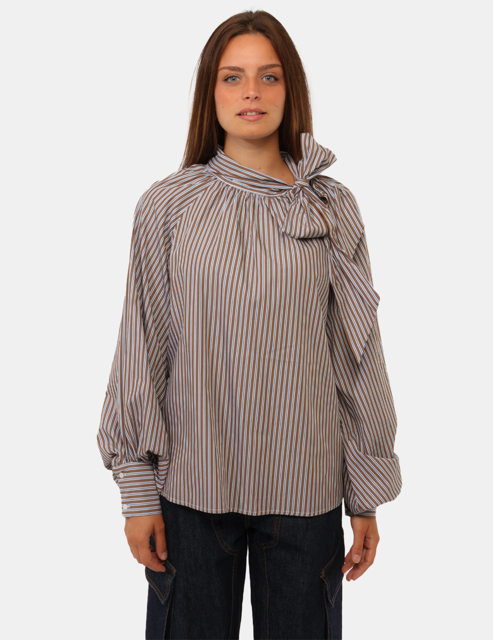 FR26WT1021-W400N8-MCC_MARRONE_AI26_6 Camicia Fracomina Marrone tg.S - Camicia FRACOMINA MarroneLa Camicia FRACOMINA Marrone è un capo raffinato e versatile, pens
