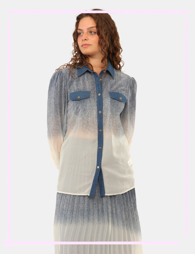 Abbigliamento donna scontato - Camicia Fracomina Blu tg.S