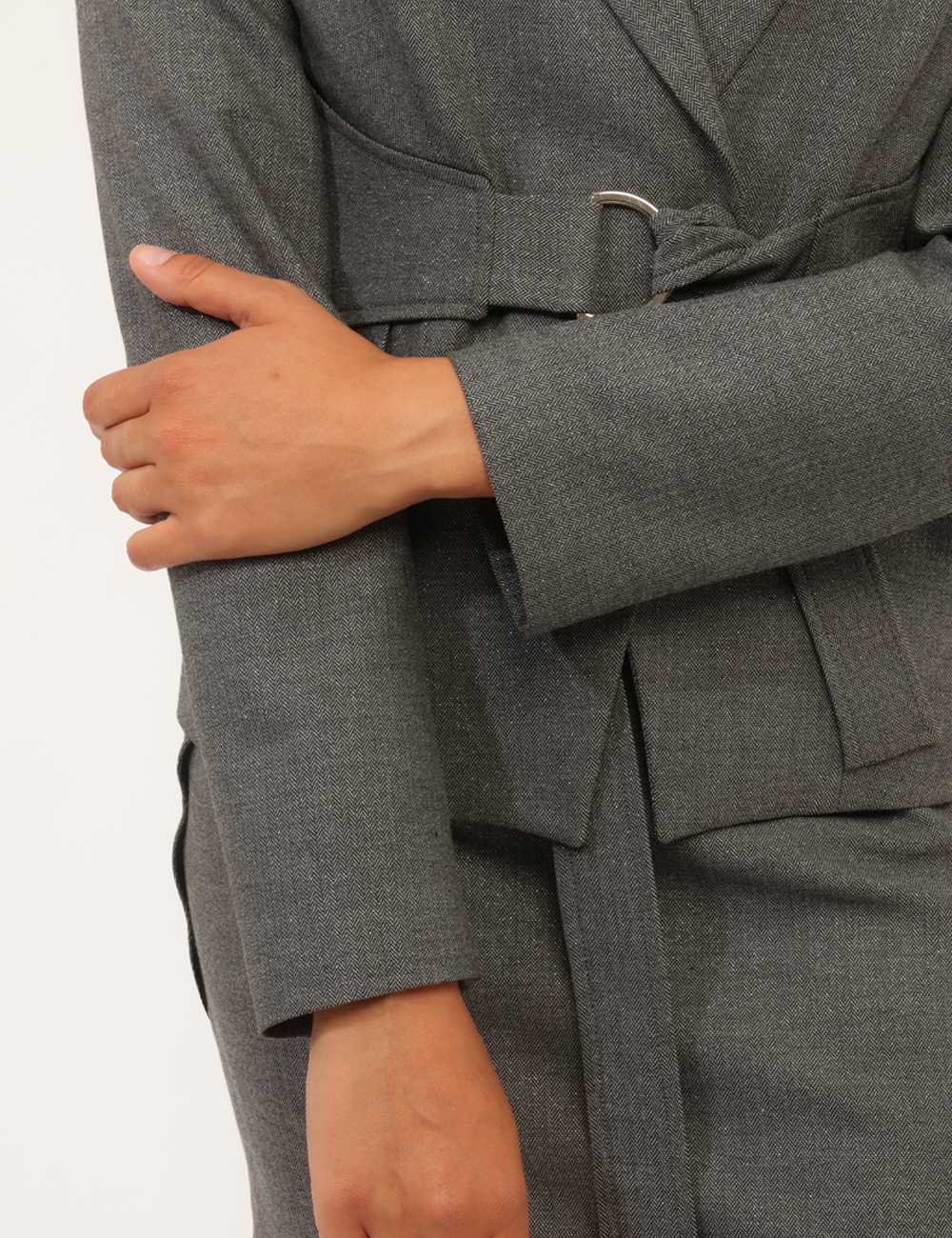 FS26WJ2004-W500J1-MCC_GRIGIO_AI26_3 Blazer Fracomina Grigio tg.S - Blazer FRACOMINA GrigioIl Blazer FRACOMINA Grigio è il capo ideale per completare il guardaro