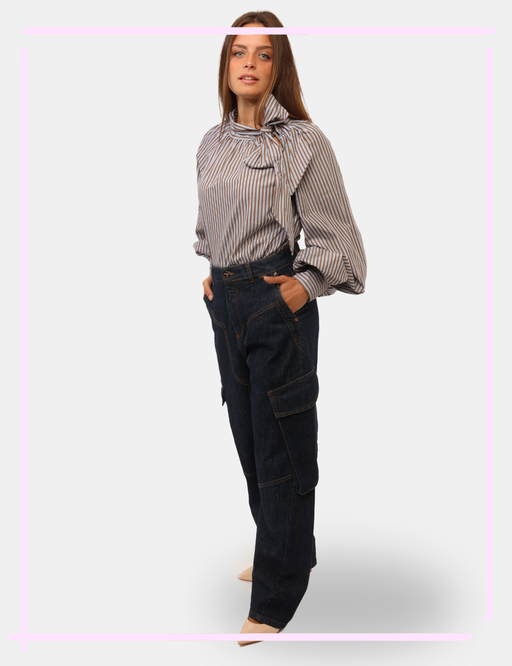 FS26WVC001-D40193-MCC_BLU_AI26_1 Jeans Fracomina Blu tg.27 - Jeans FRACOMINA BluI Jeans FRACOMINA Blu sono la scelta ideale per chi ama uno stile contemporan