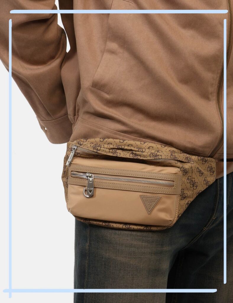 Accessori da uomo firmati - Marsupio Guess Marrone