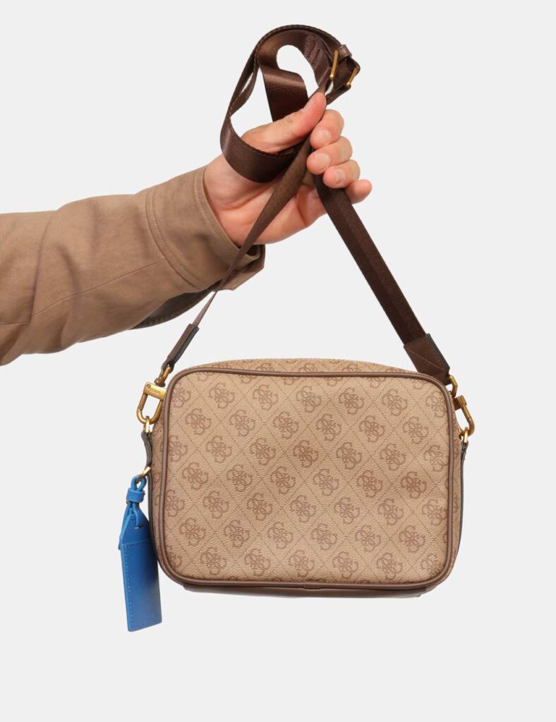 Accessori da uomo firmati - Tracolla Guess Marrone