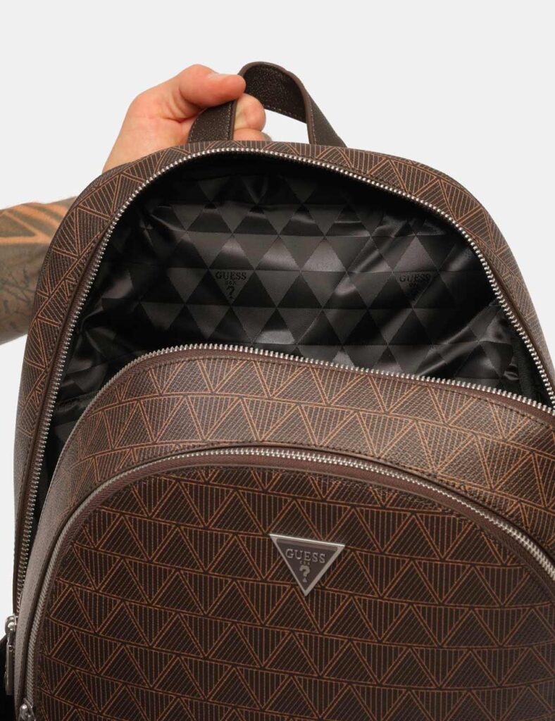 Accessori da uomo firmati - Zaino Guess Marrone