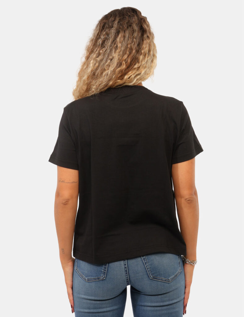 Abbigliamento donna scontato - T-shirt Calvin Klein Nera