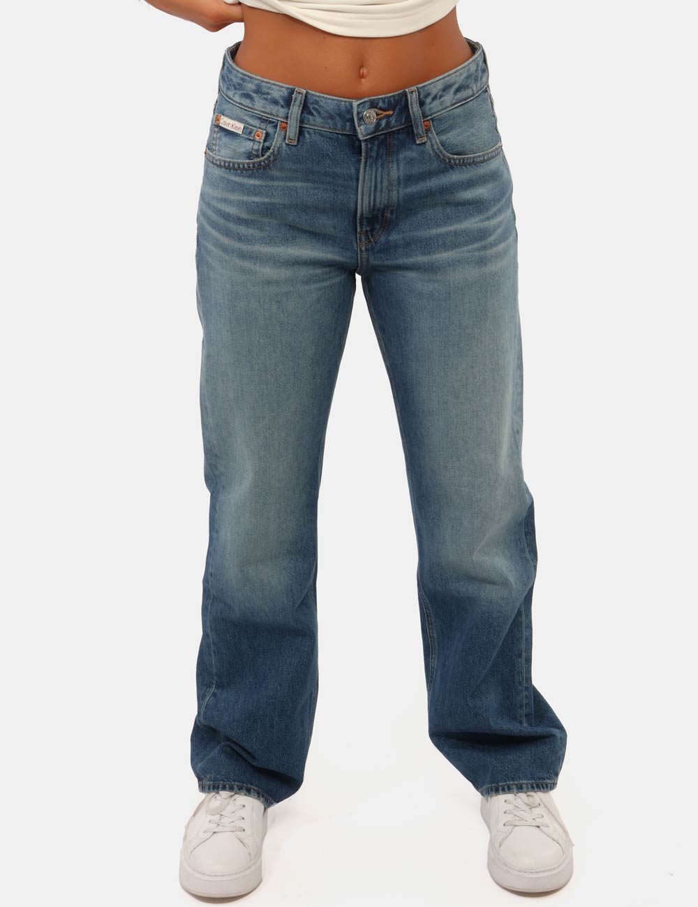 LV047F715G_SCB_AI26_6 Jeans Calvin Klein Azzurro - Jeans CALVIN KLEIN Azzurro da donna I Jeans CALVIN KLEIN Azzurro sono la scelta ideale per chi