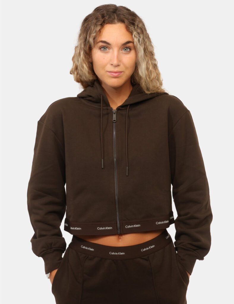 Abbigliamento donna scontato - Felpa Calvin Klein Marrone
