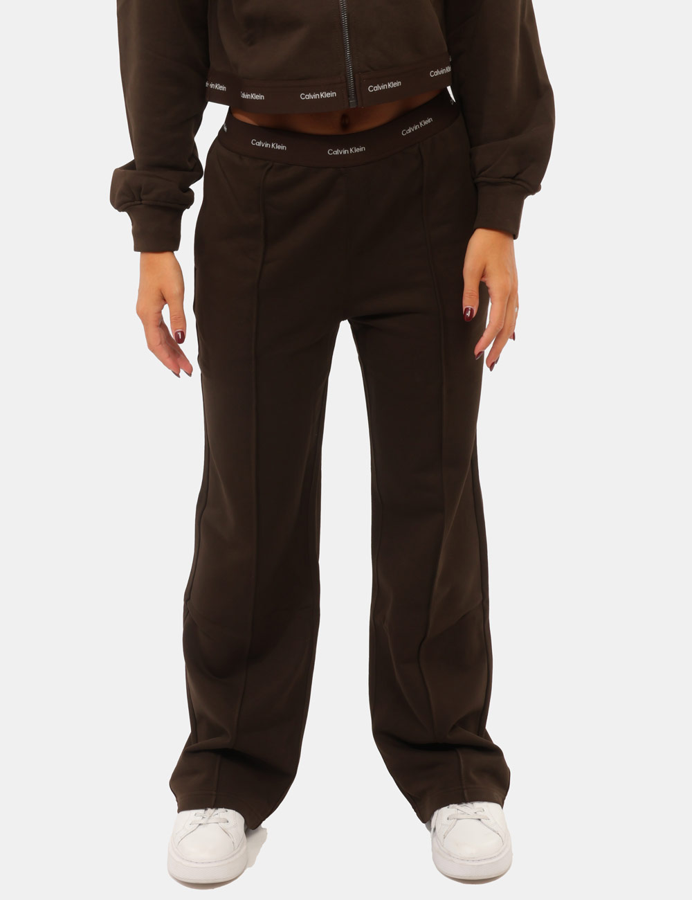 LV047G253G_TO2_AI26_5 Pantaloni Calvin Klein Marrone - Pantaloni CALVIN KLEIN Marrone da donna I Pantaloni CALVIN KLEIN Marrone sono la scelta ide