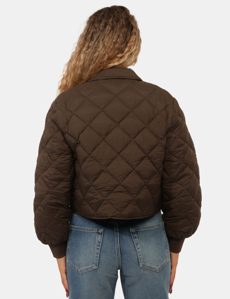 Abbigliamento donna scontato - Piumino Calvin Klein Marrone