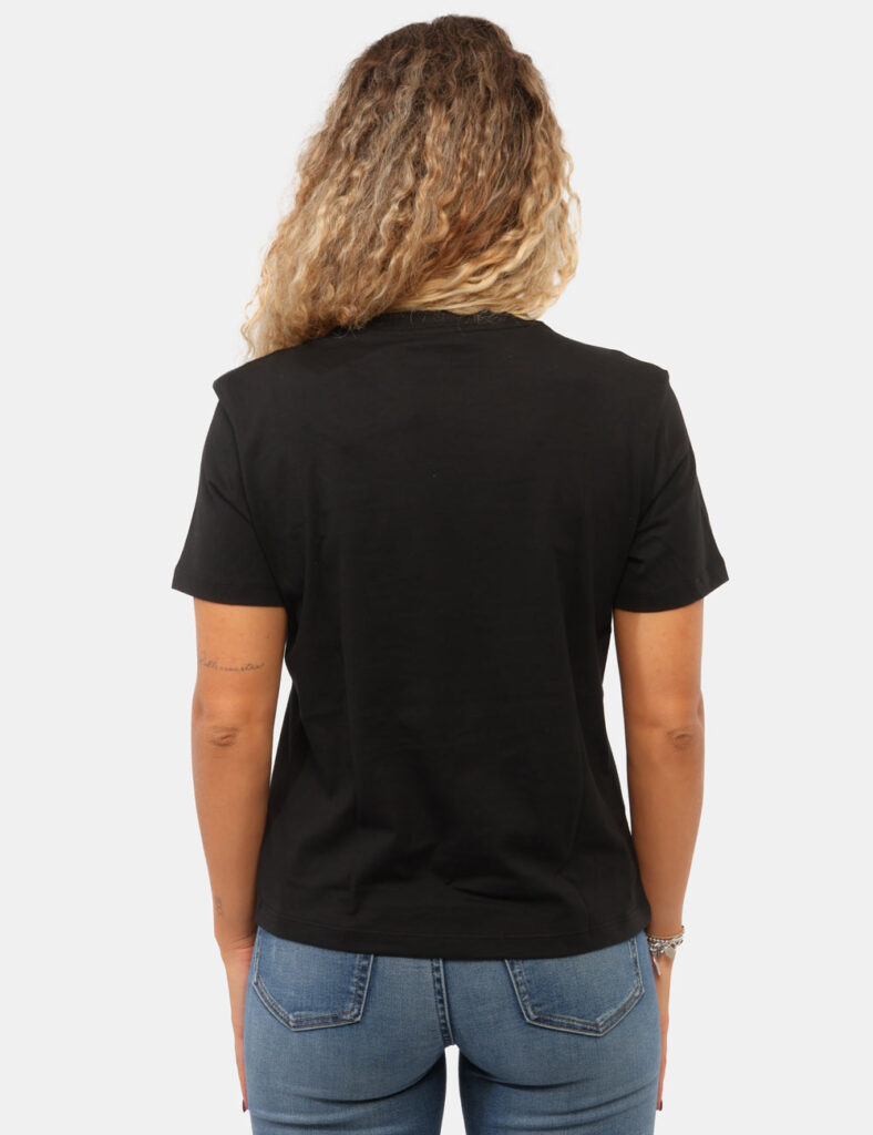 Abbigliamento donna scontato - T-shirt Calvin Klein Nera