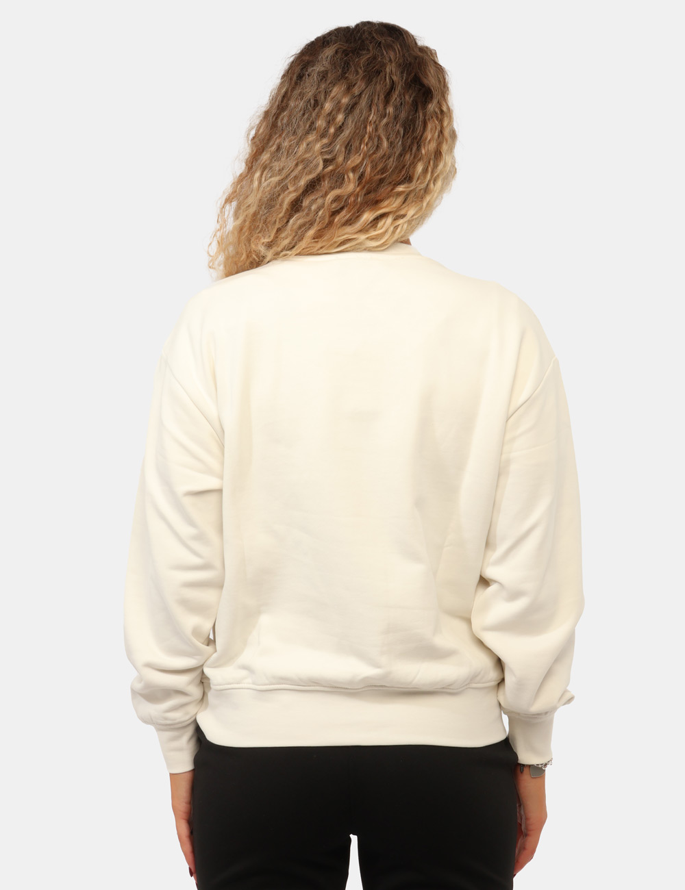 LV047G820G_YAS_AI26_2 Felpa Calvin Klein Bianca - Felpa CALVIN KLEIN Bianca da donna La Felpa CALVIN KLEIN Bianca è il capo ideale per chi ama uno