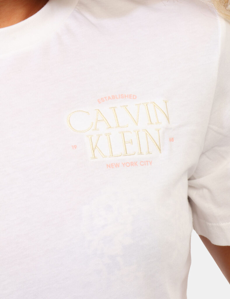 Abbigliamento donna scontato - T-shirt Calvin Klein Bianca