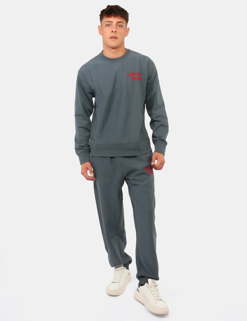 LV04LG216G_CEG_AI26_1 Pantalone della tuta Calvin Klein Blu - Pantalone della tuta CALVIN KLEIN Blu da uomoIl Pantalone della tuta CALVIN KLEIN Bl