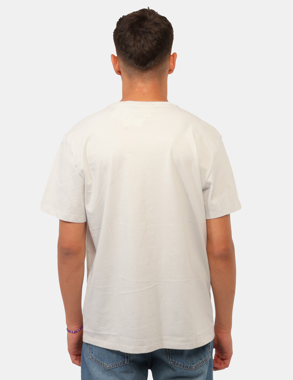 LV04RC272G_PSX_AI26_2 T-shirt Calvin Klein Grigia - T-shirt CALVIN KLEIN Grigia da uomoLa T-shirt CALVIN KLEIN Grigia è un capo indispensabile per