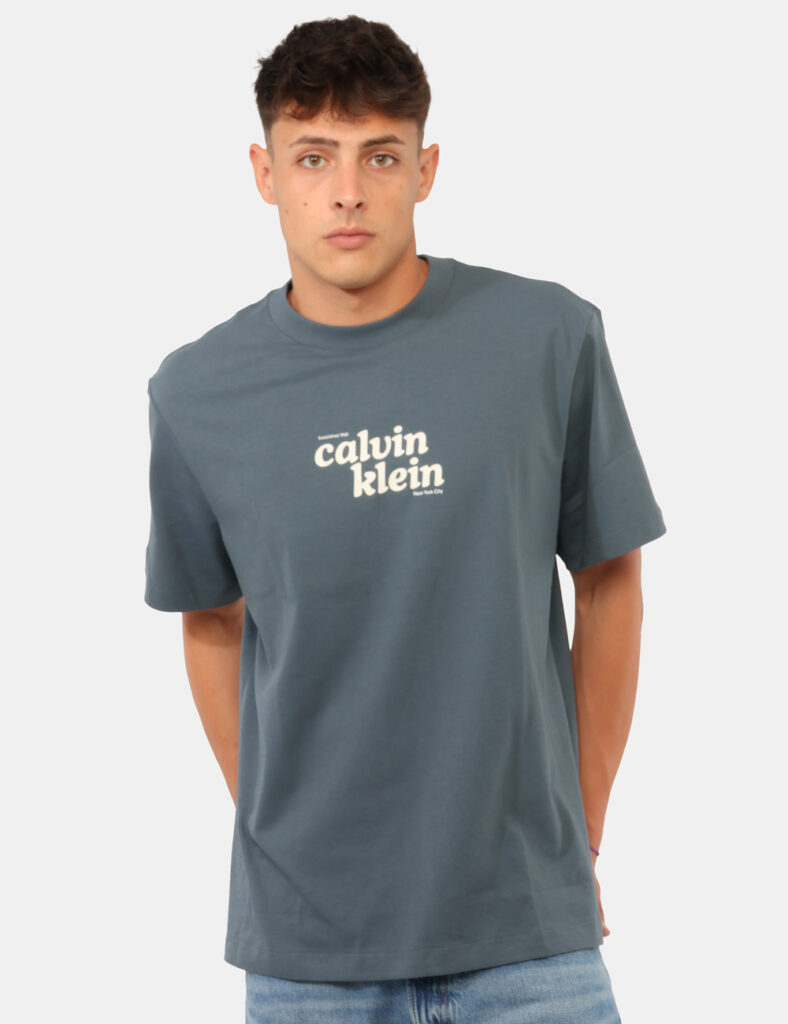T-shirt Calvin Klein Azzurra