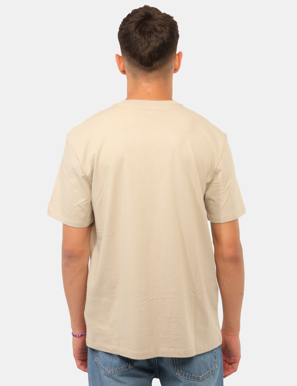 LV04RG837G_PED_AI26_2 T-shirt Calvin Klein Beige - T-shirt CALVIN KLEIN Beige da uomo La T-shirt CALVIN KLEIN Beige è il capo ideale per chi desid
