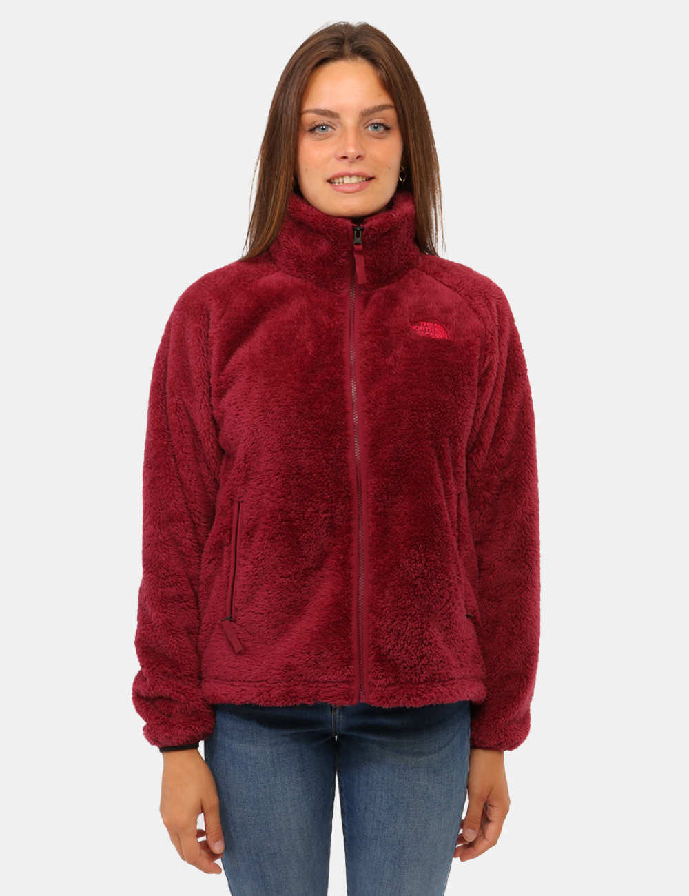 NF0A8H7SMVOS-V-CC_BORDEAUX_AI26_5 Felpa The North Face Bordeaux tg.S - Felpa THE NORTH FACE Bordeaux da donna La Felpa THE NORTH FACE Bordeaux è il capo perfe