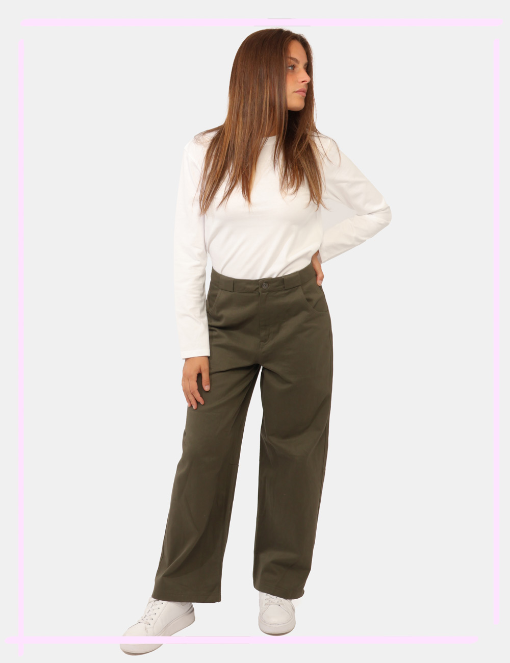 NF0A8J0121LS-V-CC_VERDE_AI26_1 Pantalone The North Face Verde tg.S - Pantalone THE NORTH FACE Verde da donna Il Pantalone THE NORTH FACE Verde è il capo pe