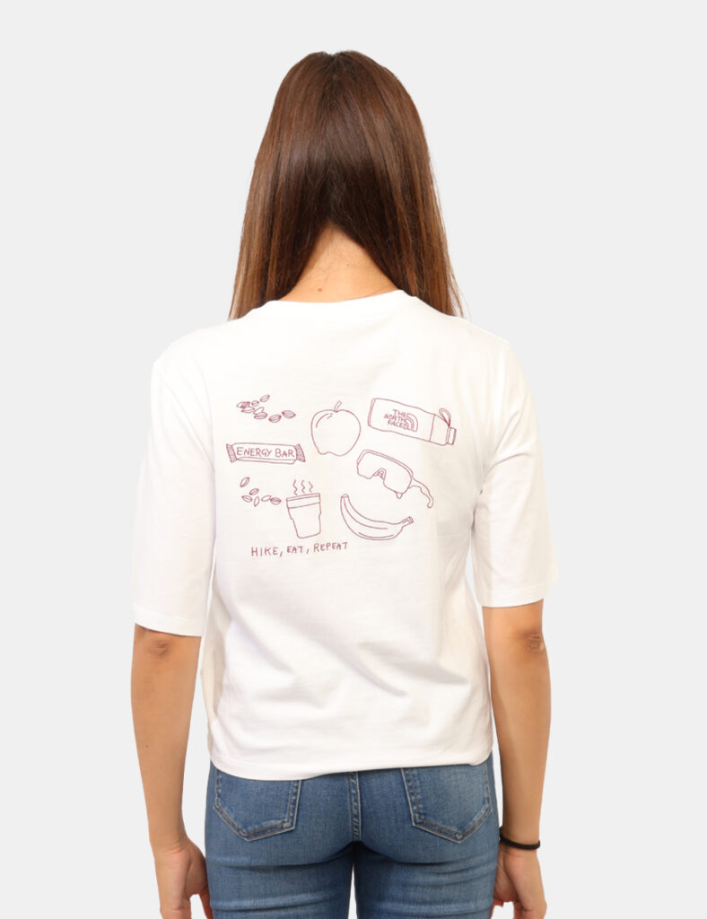 Abbigliamento donna scontato - T-shirt The North Face Bianca tg.S