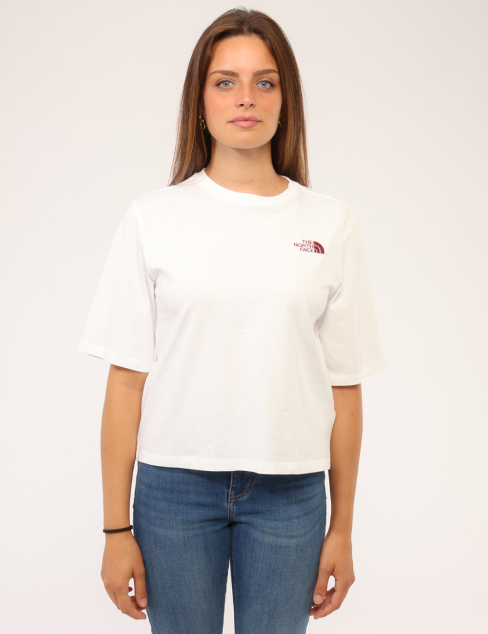 NF0A8JABFN4S-V-CC_BIANCO_AI26_5 T-shirt The North Face Bianca tg.S - T-shirt THE NORTH FACE Bianca da donna La T-shirt THE NORTH FACE Bianca è un capo essen